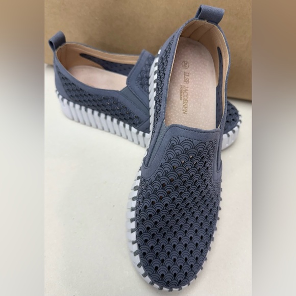 ILSE JACOBSEN Tulip 140 Flats Powder Blue Size 36 - Picture 4 of 11